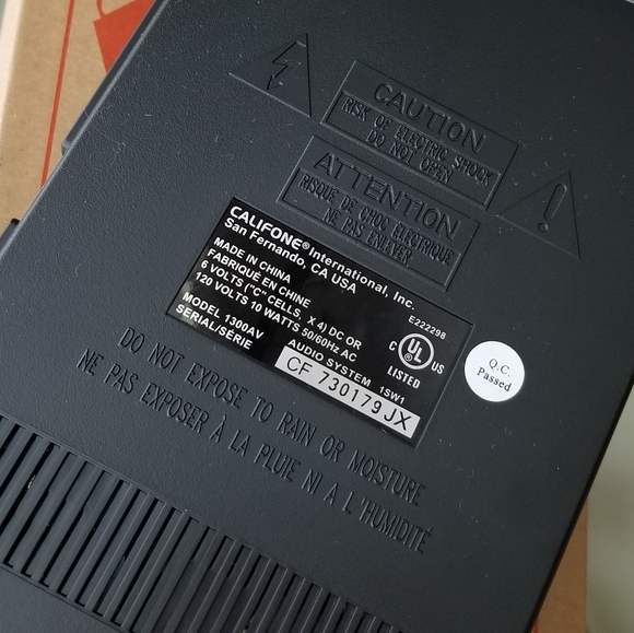 ❗Califone 1300AV Cassette Recorder with Built In Microphone❗ - Picture 7 of 8